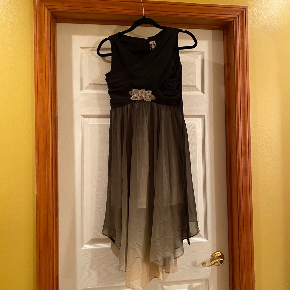 Hi-Low ombré dress